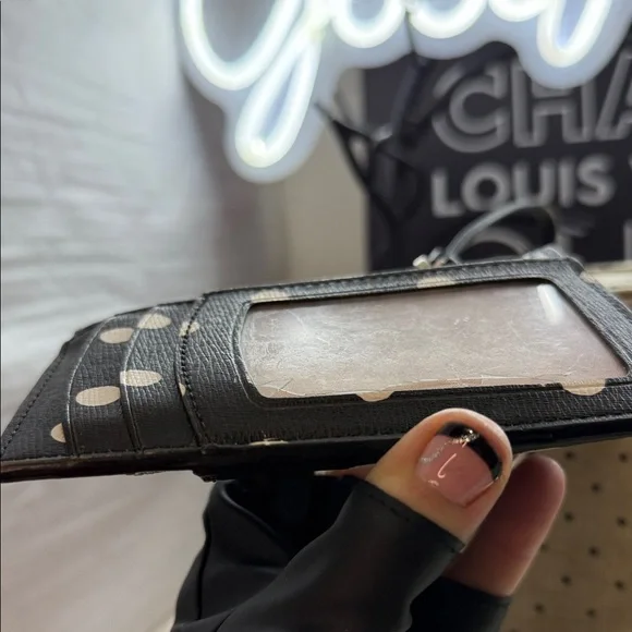 Kate Spade Black and Cream Dot Cosmetic Bag Duo - Picture 5 of 16